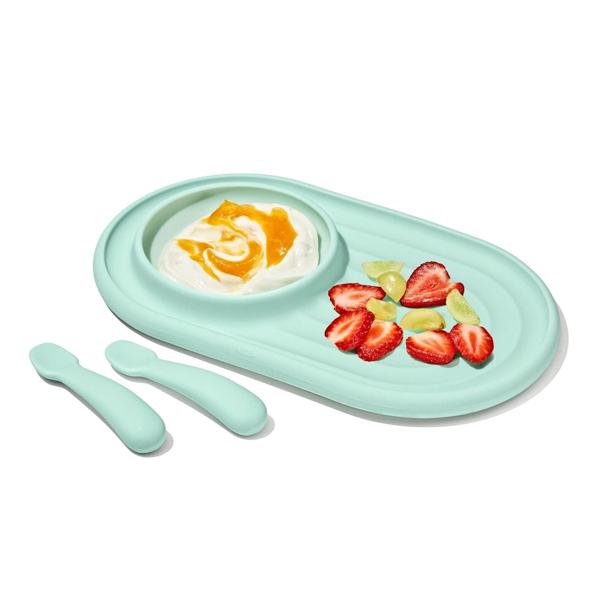 textured-suction-plate-and-spoons-set-3-piece-f7 tot_61177400_developmental-plate-2-spoon-set-opal_apdp_00_main.jpeg